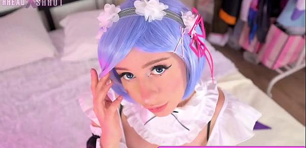  Rem suck big dick and fuck pussy COSPLAY AliceBong